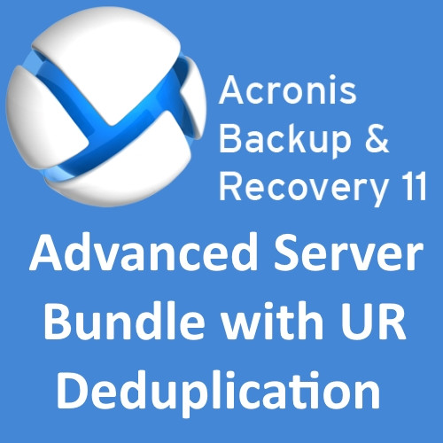 Acronis Backup & Recovery 11 Advanced Server Bundle with UR, deduplication