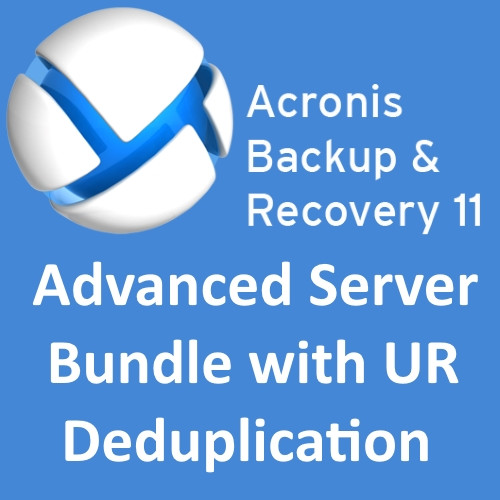 Acronis Backup & Recovery 11 Advanced Server Bundle with UR, deduplication