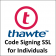 Thawte Code Signing SSL for Individuals